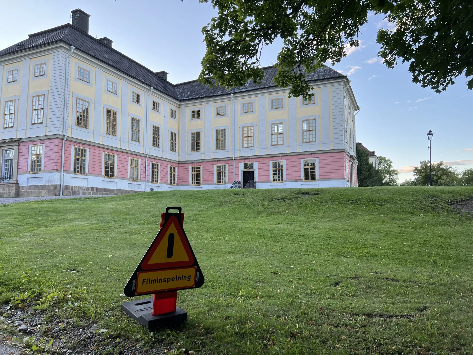 Filminspelning på Ekolsunds Slott & Wärdshus