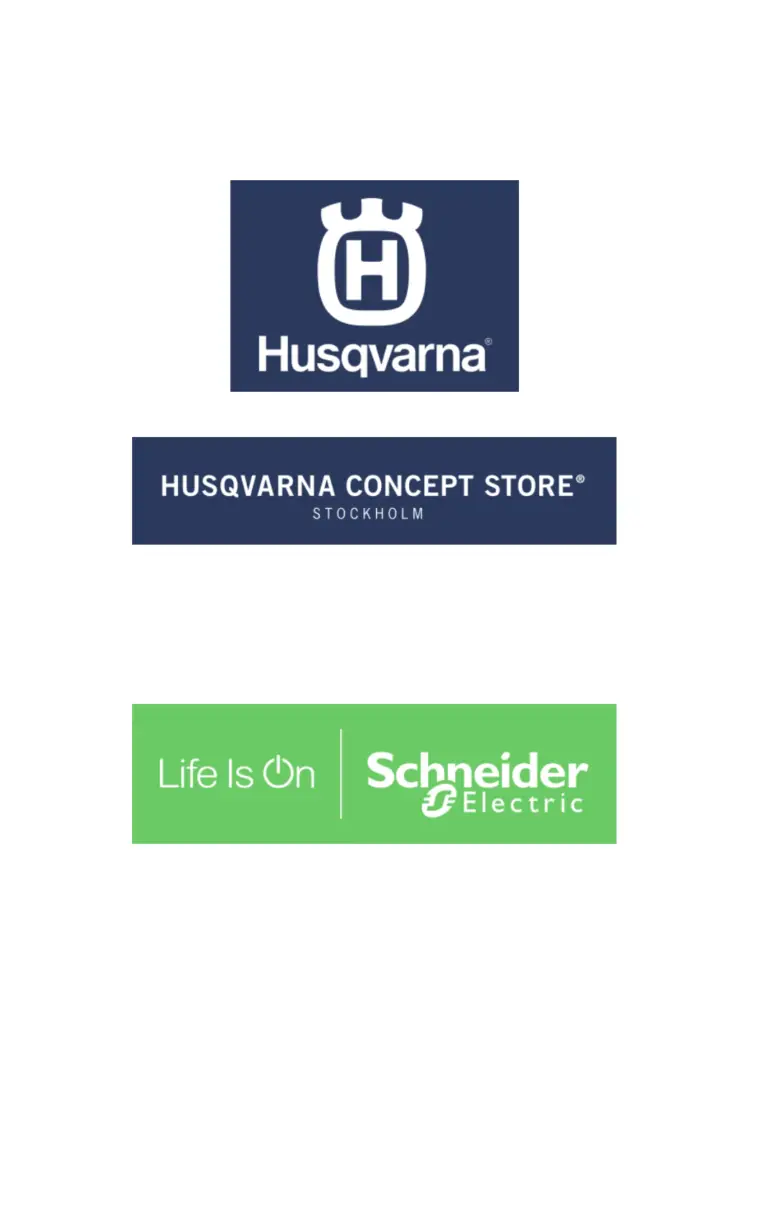 Husqvarna och Schneider Electric